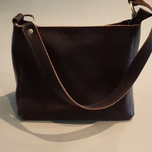 Portland Leather Triangle Shoulder Bag